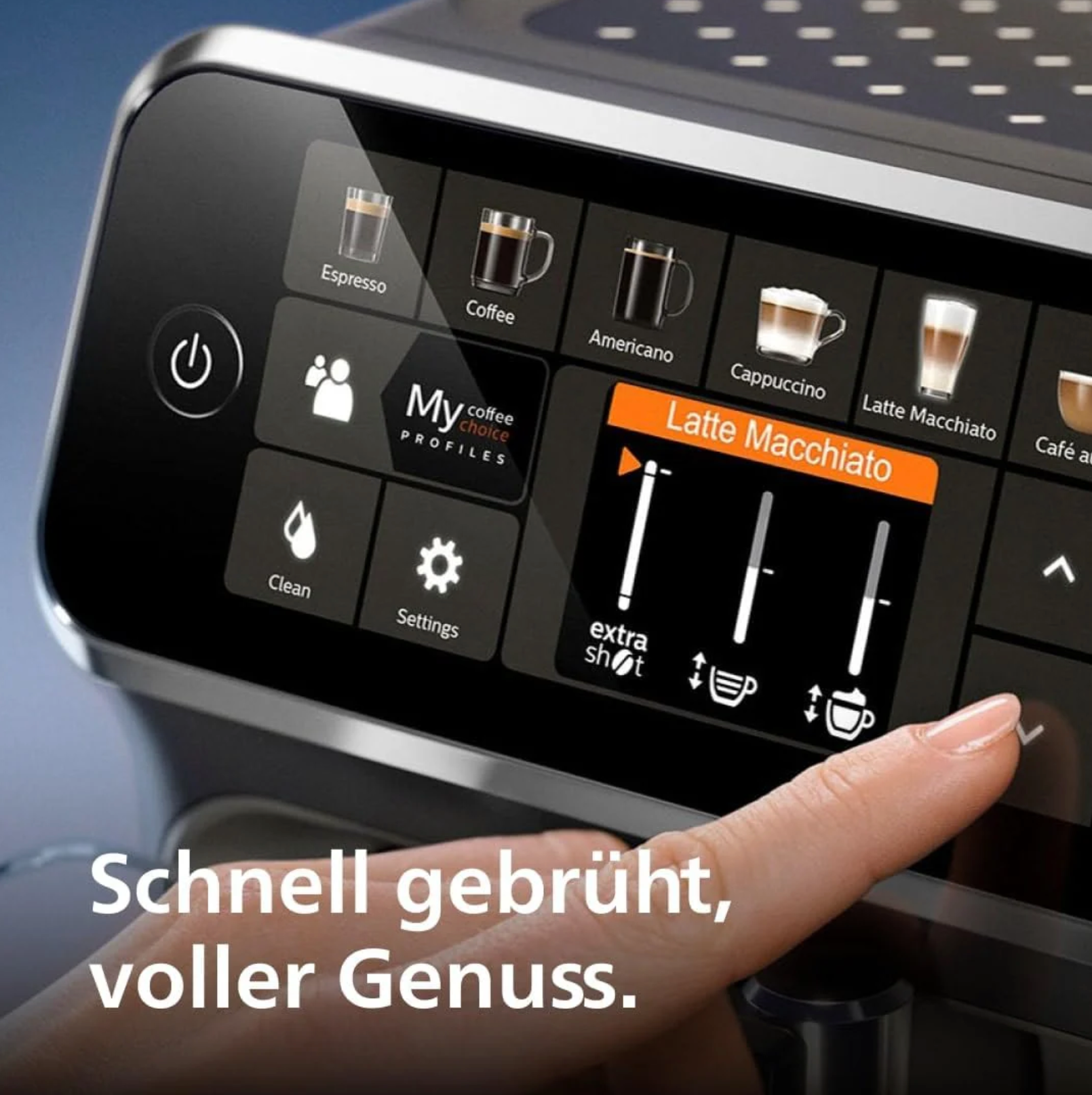 Philips Serie 5400 Kaffeevollautomat - Genießen Sie 12 Getränke (EP5441/50)